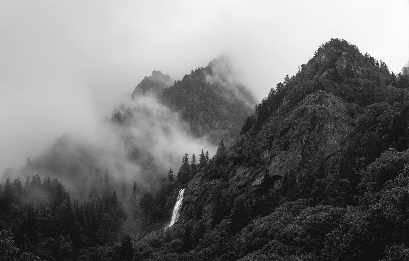 Just Another Byte digital mountain landscape